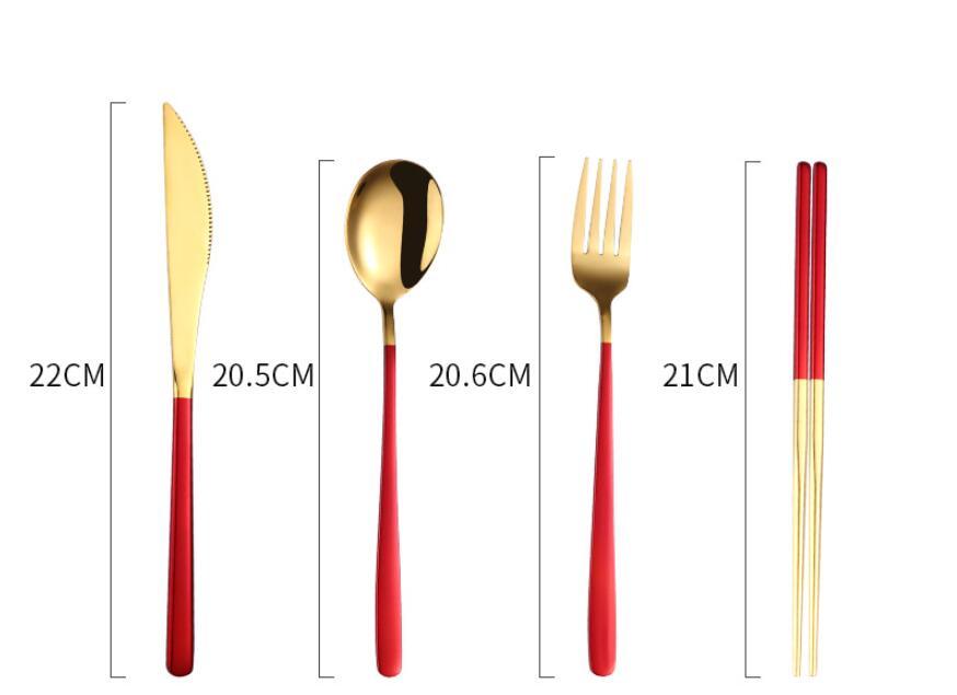 304 Dinnerware Set Flatware Kitchen Accessories Camping