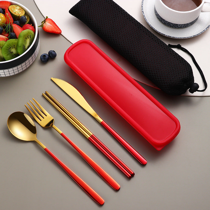 304 Dinnerware Set Flatware Kitchen Accessories Camping